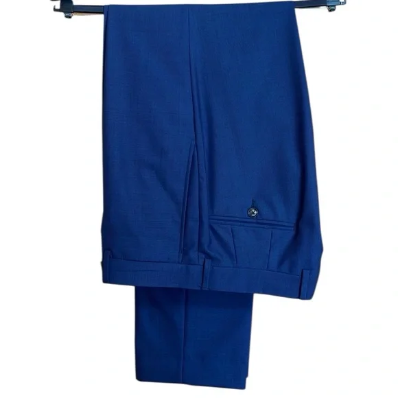 Ted Baker Mens 100% Wool Navy Suit and Pants